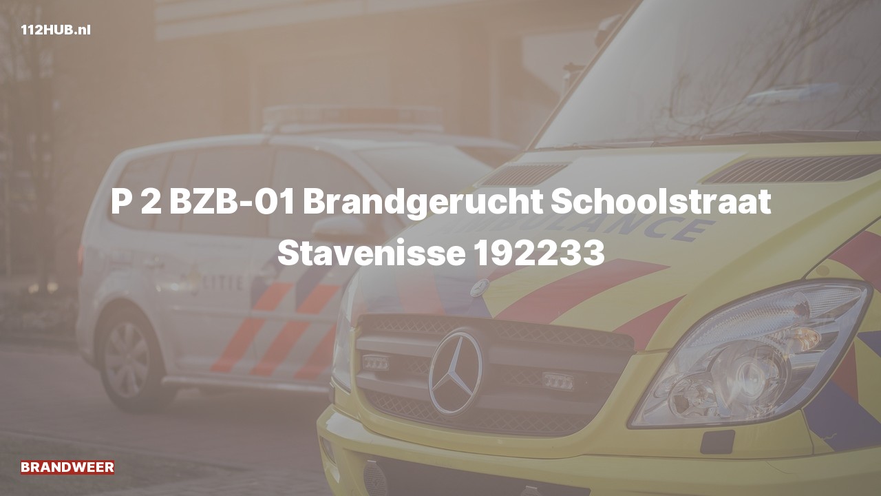 Deelafbeelding voor Brandweer met gepaste spoed voor brandgerucht naar de Schoolstraat in Stavenisse.