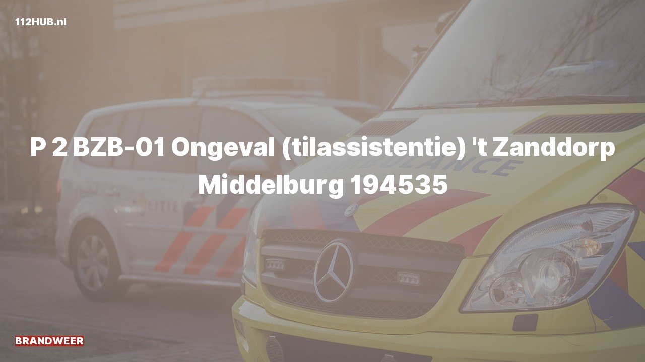 Deelafbeelding voor Brandweer met gepaste spoed naar de 't Zanddorp in Middelburg.