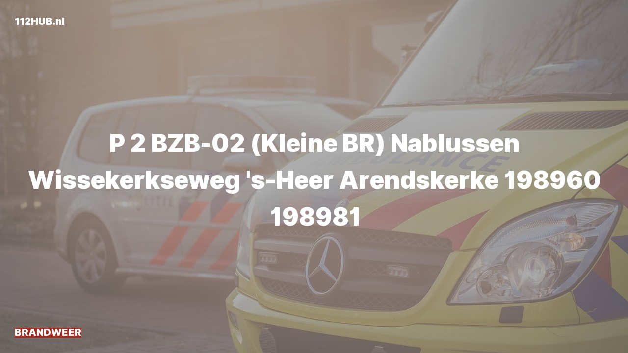 Deelafbeelding voor Brandweer met gepaste spoed naar de Wissekerkseweg in 's-Heer Arendskerke.