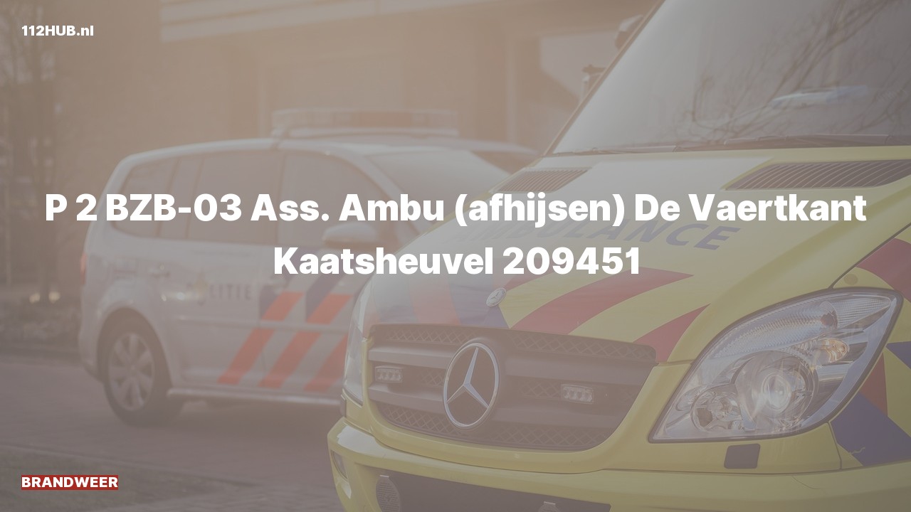 Deelafbeelding voor De brandweer is met gepaste spoed uitgerukt voor afhijsen naar de De Vaertkant in Kaatsheuvel