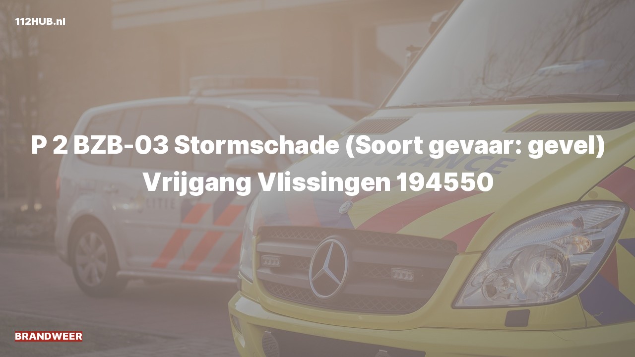 Deelafbeelding voor P2000-melding.