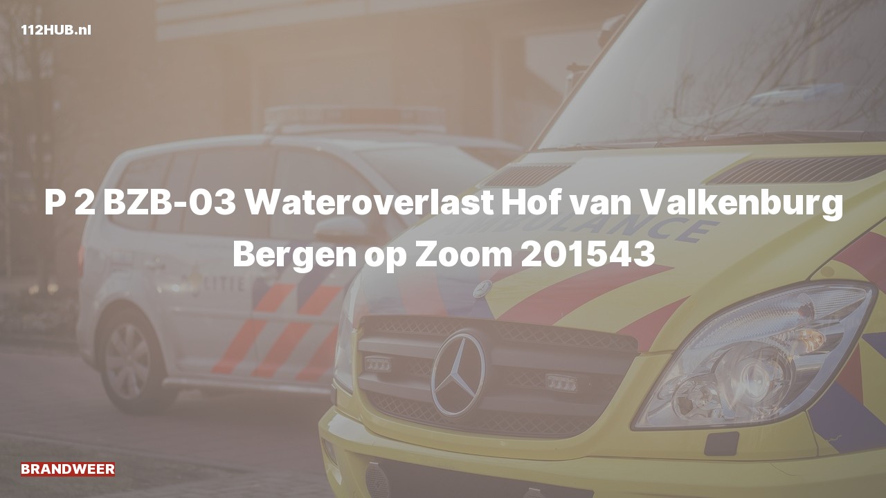 Deelafbeelding voor Brandweer met gepaste spoed naar de Hof van Valkenburg in Bergen op Zoom.