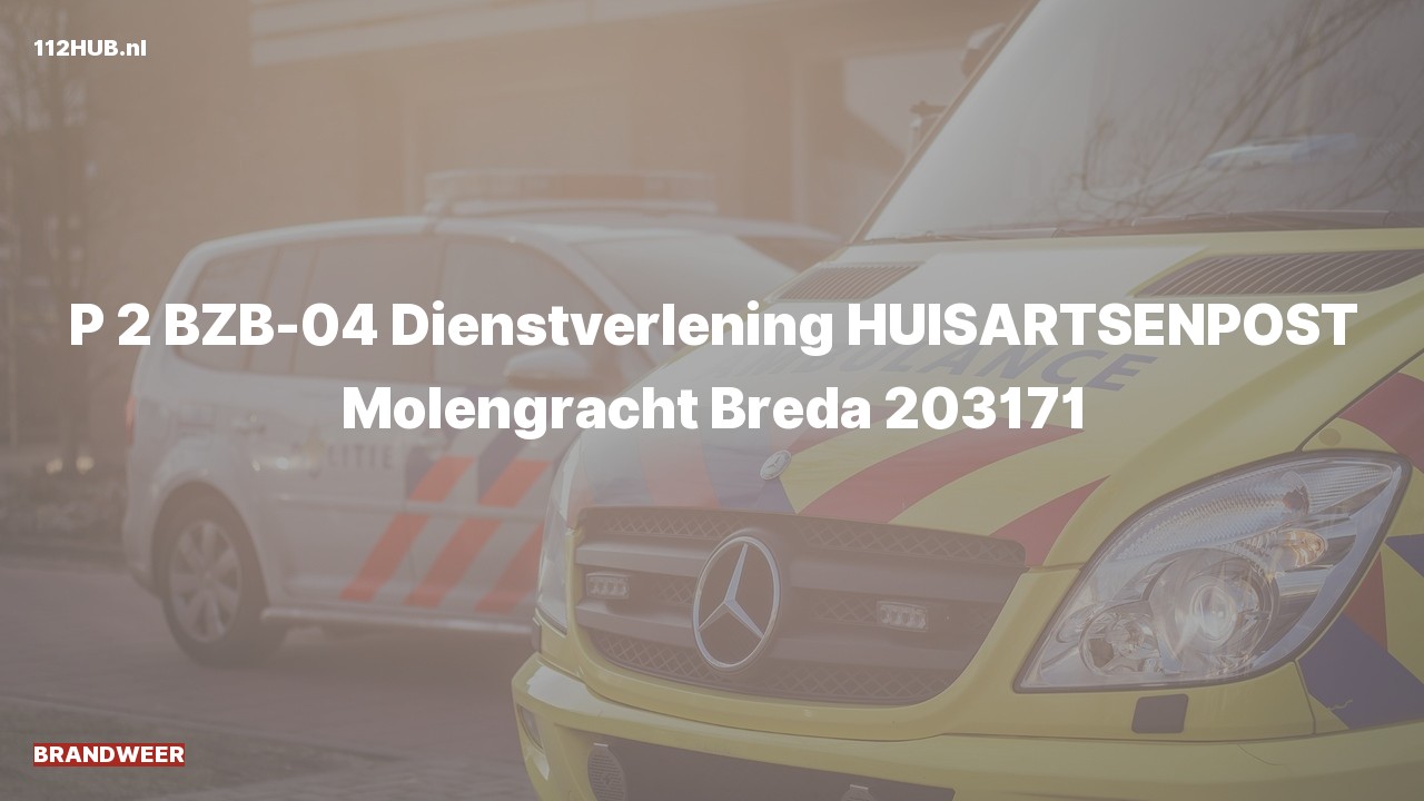 Deelafbeelding voor De brandweer is met gepaste spoed uitgerukt naar de Molengracht in Breda