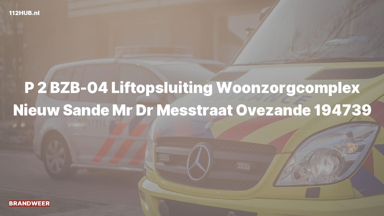 Deelafbeelding voor De brandweer is met gepaste spoed uitgerukt naar de Mr Dr Messtraat in Ovezande