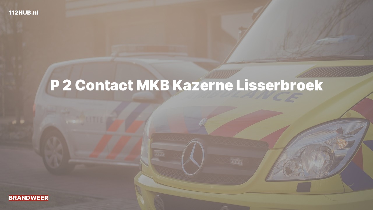 Deelafbeelding voor Brandweer met gepaste spoed contact meldkamer.