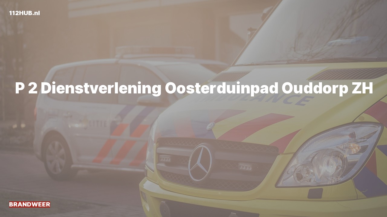 Deelafbeelding voor Brandweer met gepaste spoed naar de Oosterduinpad in Ouddorp.