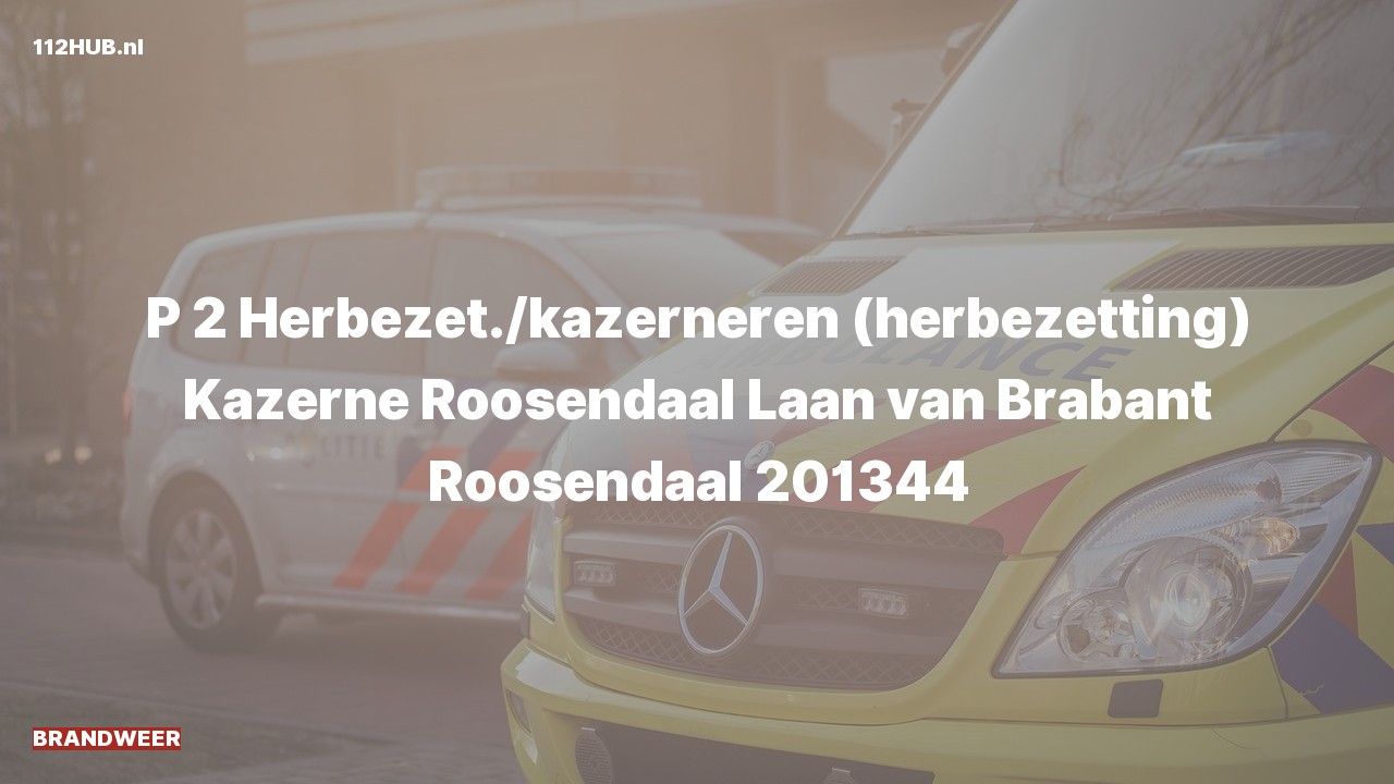 Deelafbeelding voor Brandweer met gepaste spoed naar de Laan van Brabant in Roosendaal.