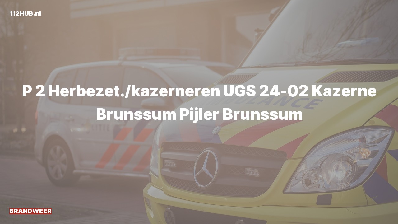 Deelafbeelding voor Brandweer met gepaste spoed naar de Pijler in Brunssum.