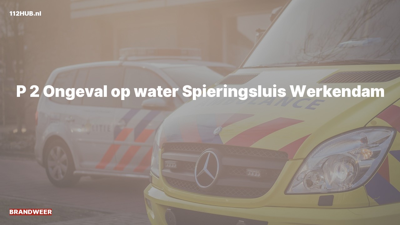 Deelafbeelding voor Brandweer met gepaste spoed naar de Spieringsluis in Werkendam.