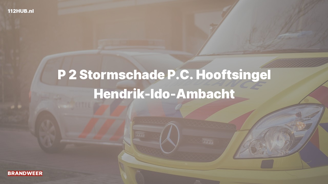 Deelafbeelding voor Brandweer met gepaste spoed naar de P.C. Hooftsingel in Hendrik-Ido-Ambacht.