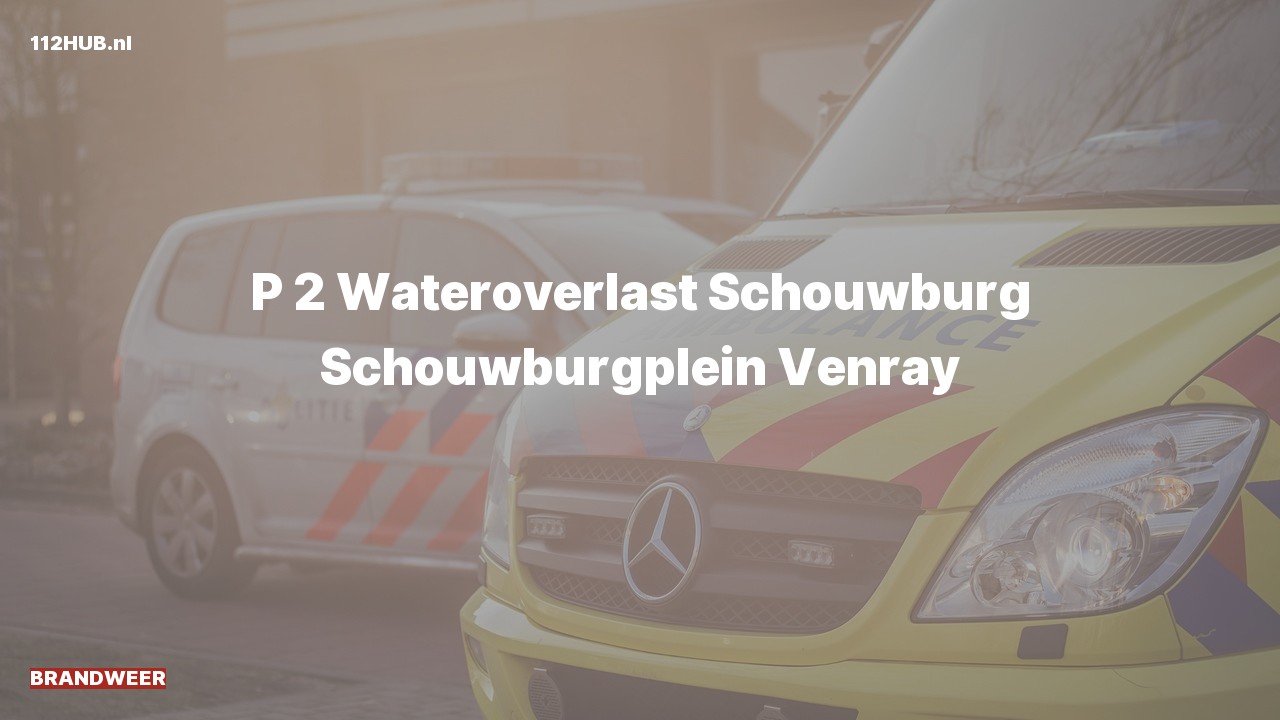 Deelafbeelding voor De brandweer is met gepaste spoed uitgerukt naar de Schouwburgplein in Venray