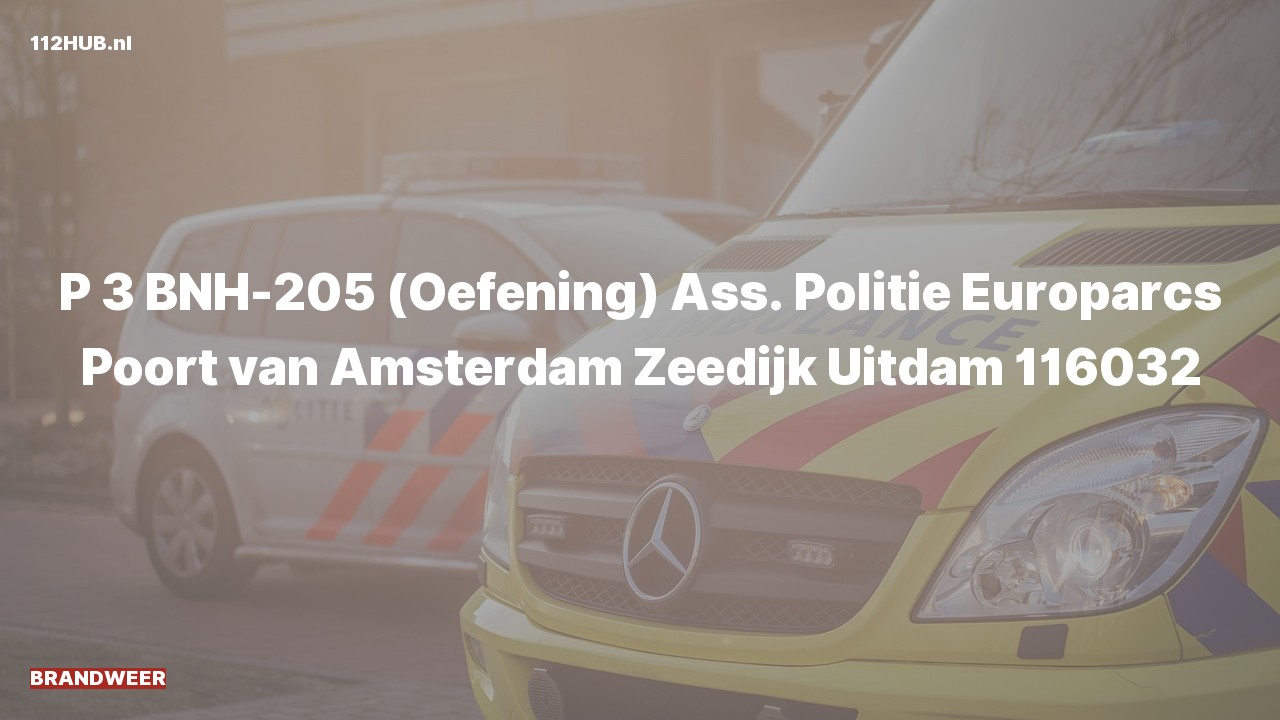 Deelafbeelding voor Brandweer (oefening) oefening naar de Zeedijk in Amsterdam.