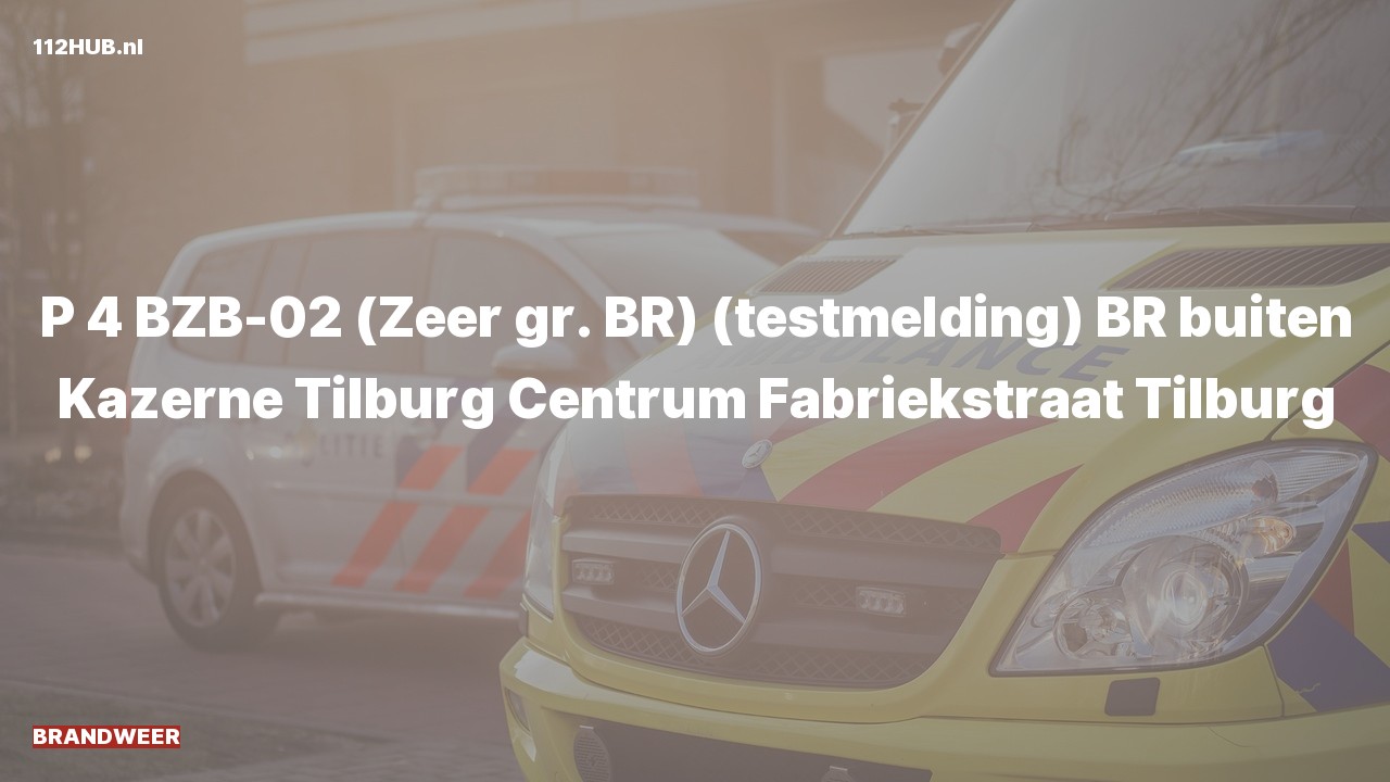 Deelafbeelding voor P2000-melding.