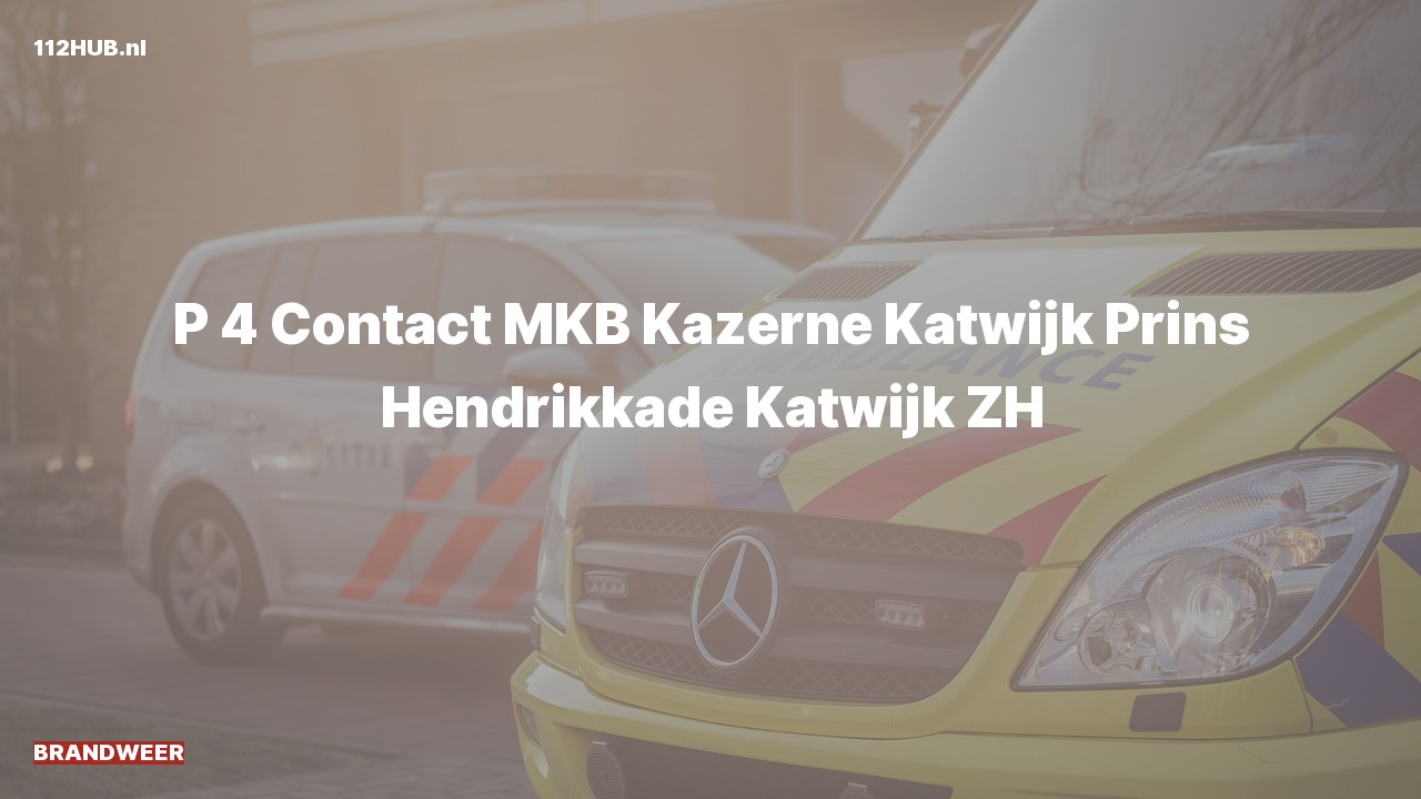 Deelafbeelding voor Brandweer contact meldkamer naar de Prins Hendrikkade in Katwijk.