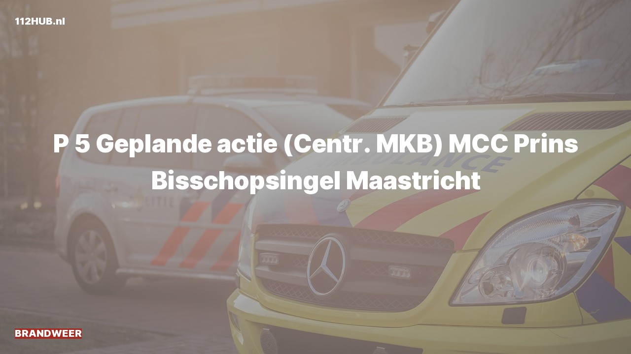 Deelafbeelding voor Brandweer naar de Prins Bisschopsingel in Maastricht.