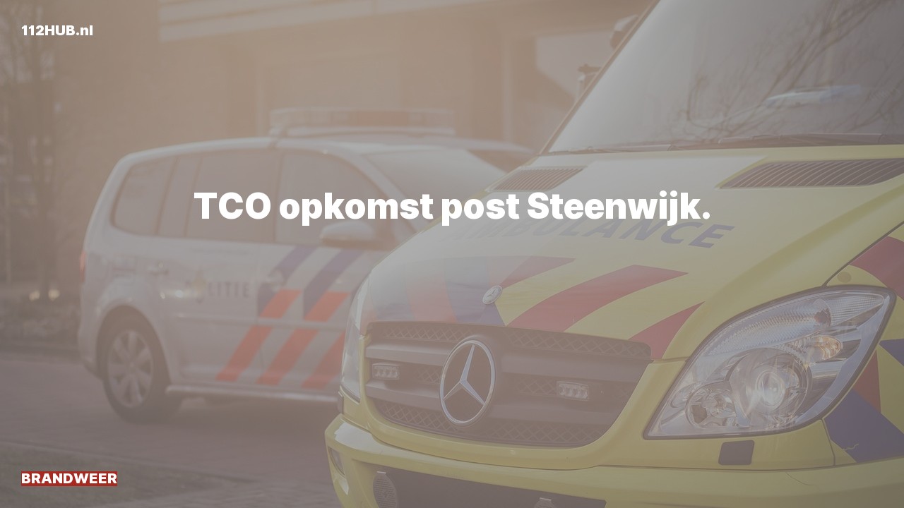 Deelafbeelding voor P2000-melding.