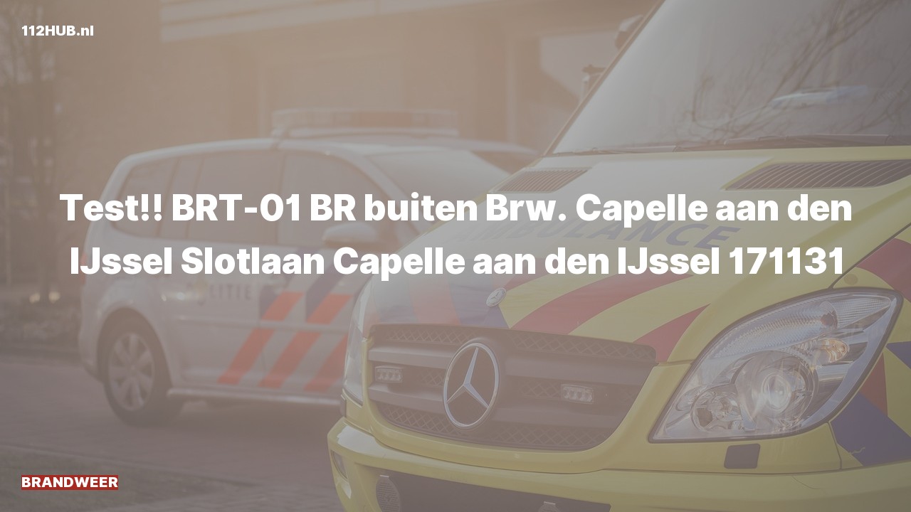 Deelafbeelding voor Brandweer.