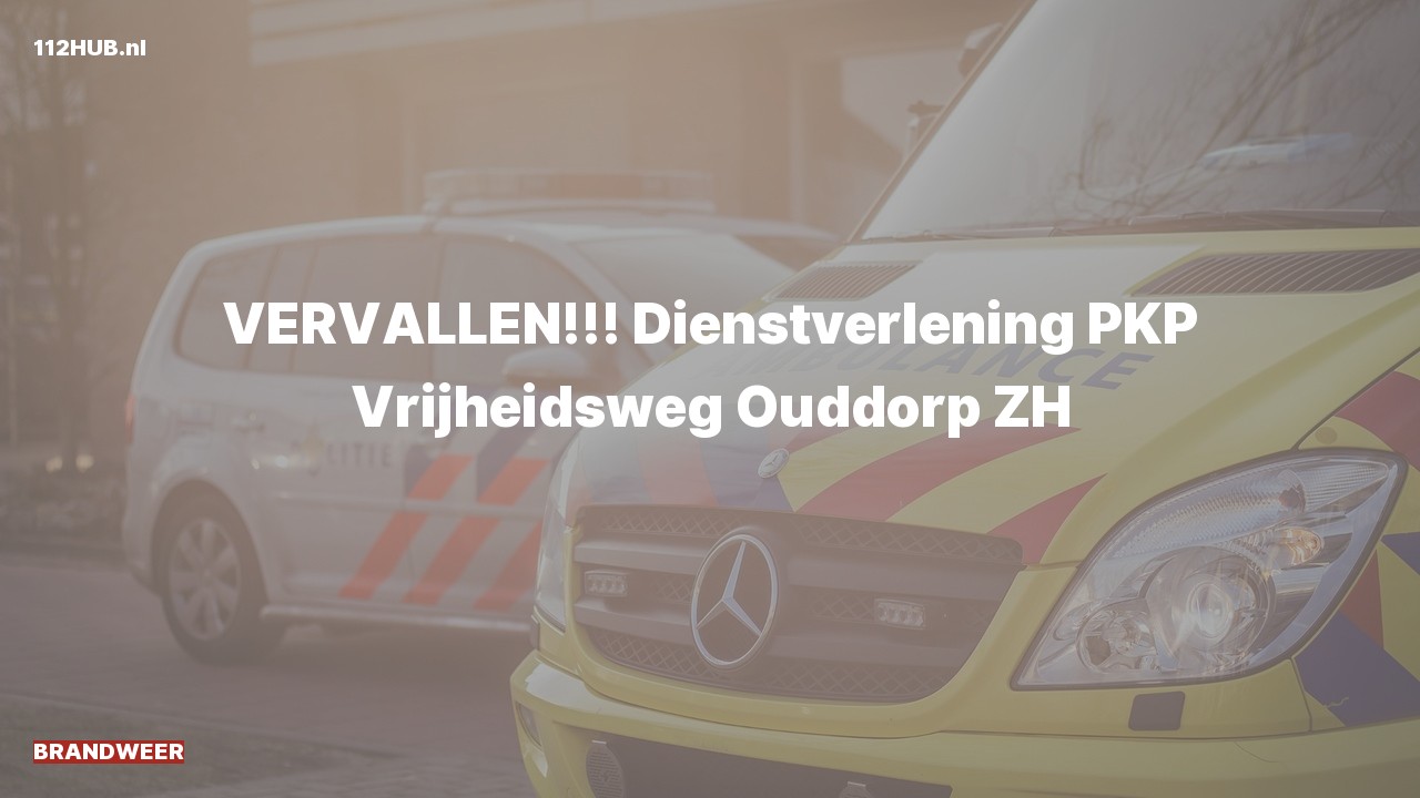 Deelafbeelding voor Brandweer naar de Vrijheidsweg in Ouddorp.