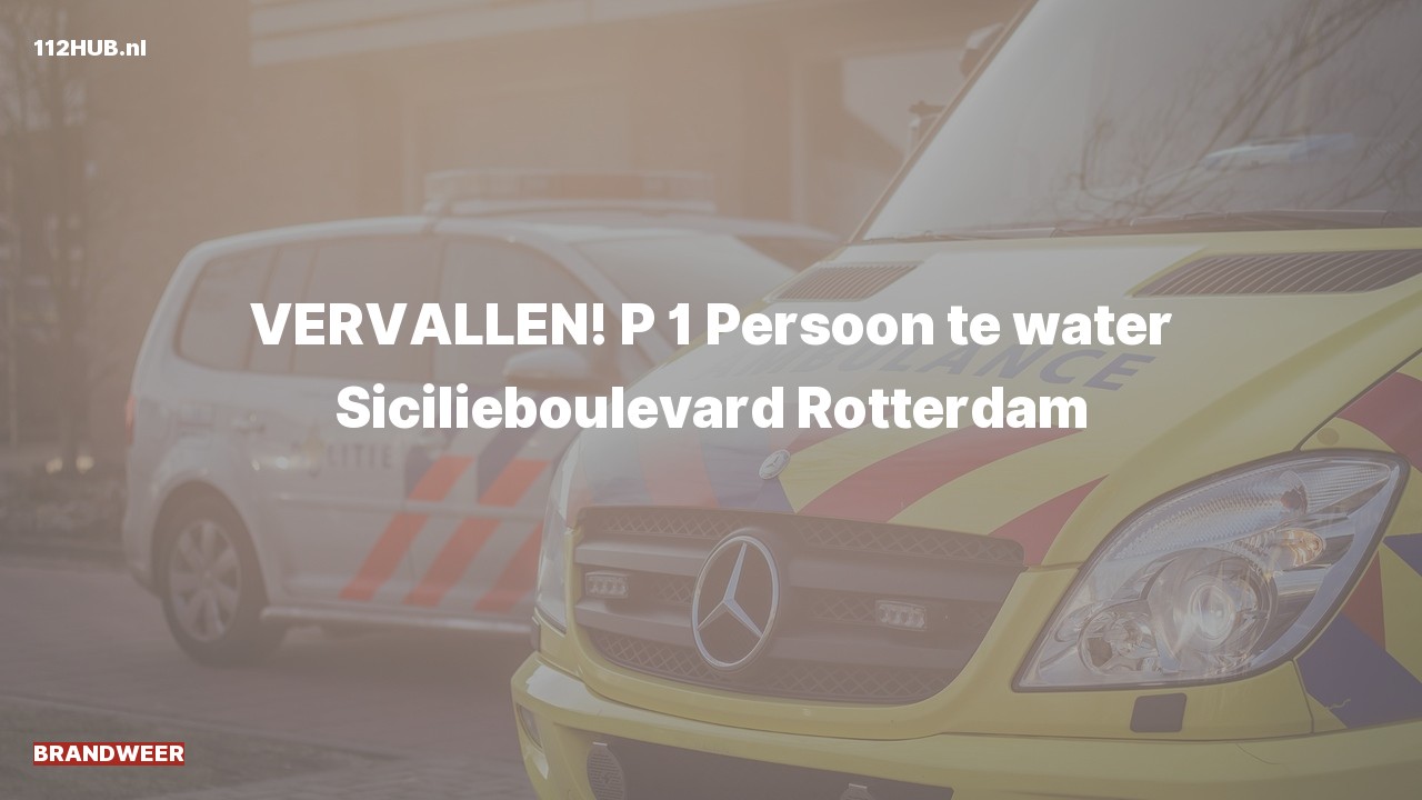 Deelafbeelding voor P2000-melding.