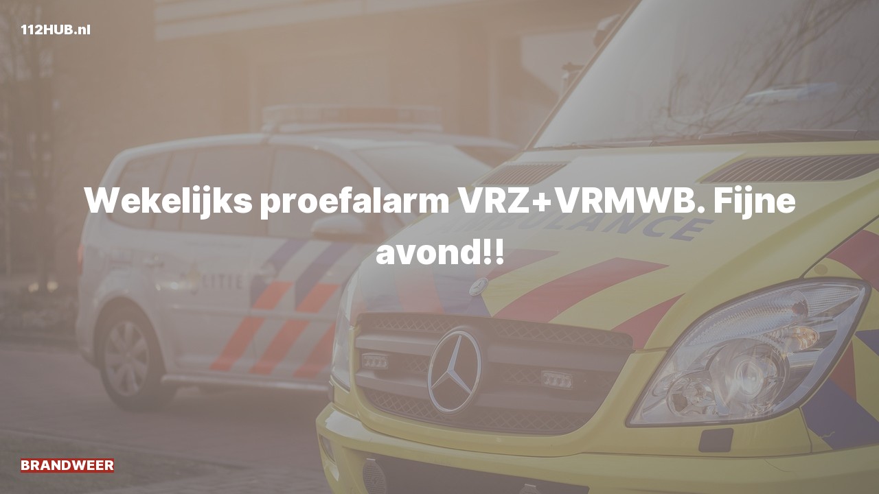 Deelafbeelding voor Brandweer (proefalarm).