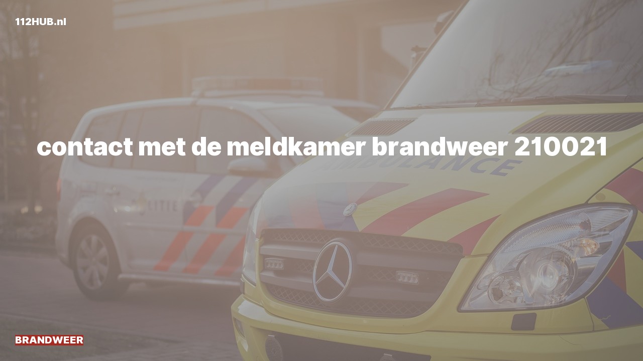 Deelafbeelding voor De brandweer is uitgerukt