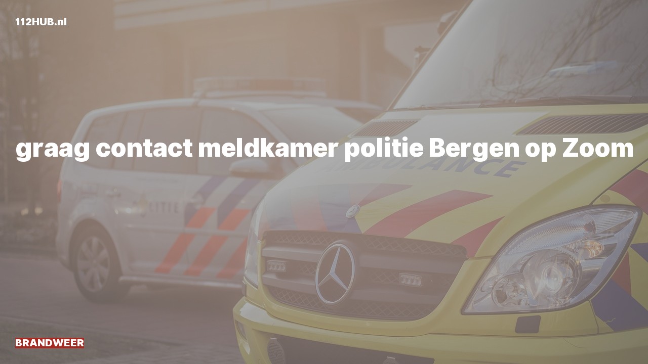 Deelafbeelding voor Brandweer graag contact.