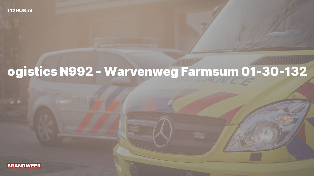 Deelafbeelding voor De brandweer is uitgerukt naar de Warvenweg in Farmsum