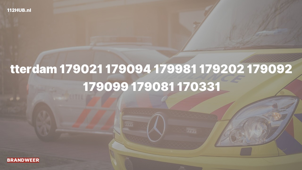 Deelafbeelding voor De brandweer is uitgerukt