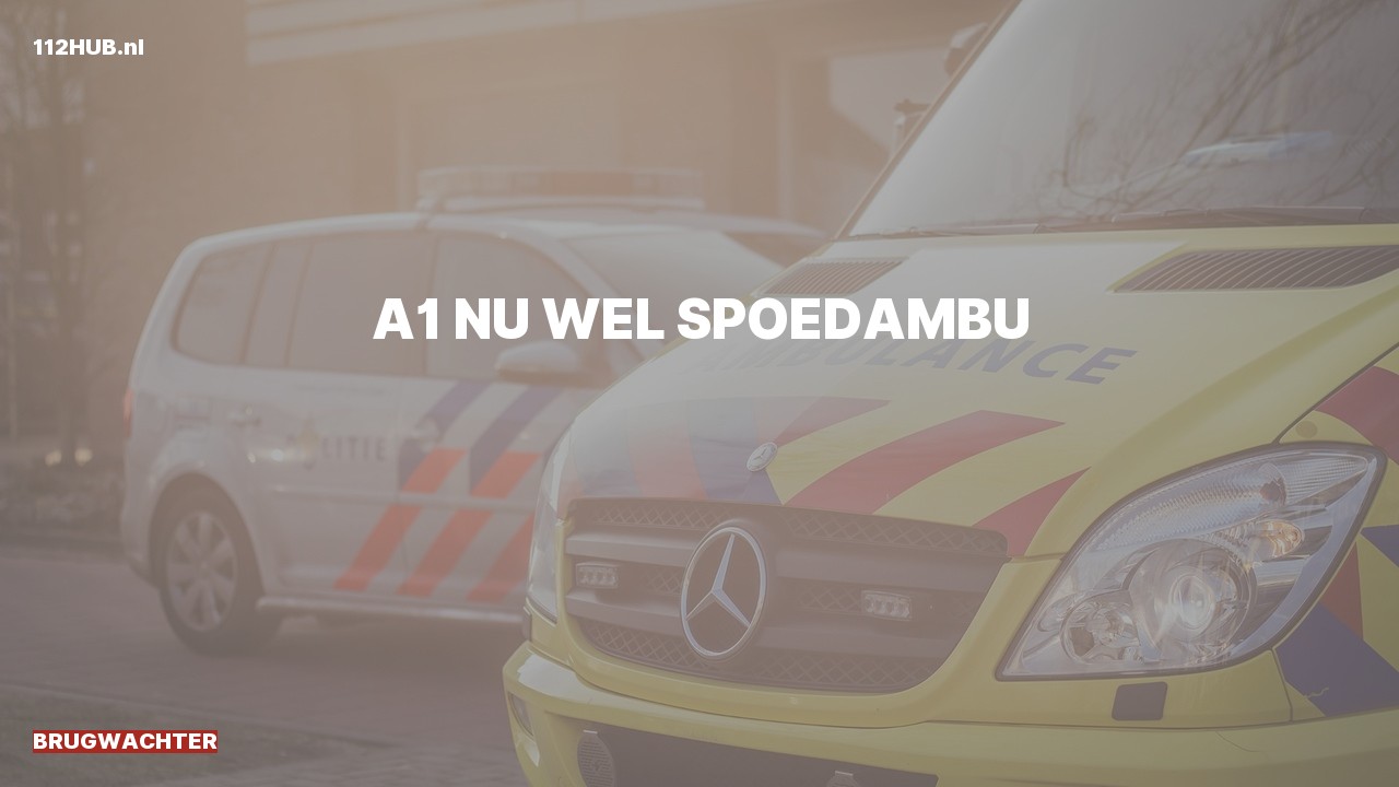 Deelafbeelding voor Brugwachter met spoed spoed ambulance.