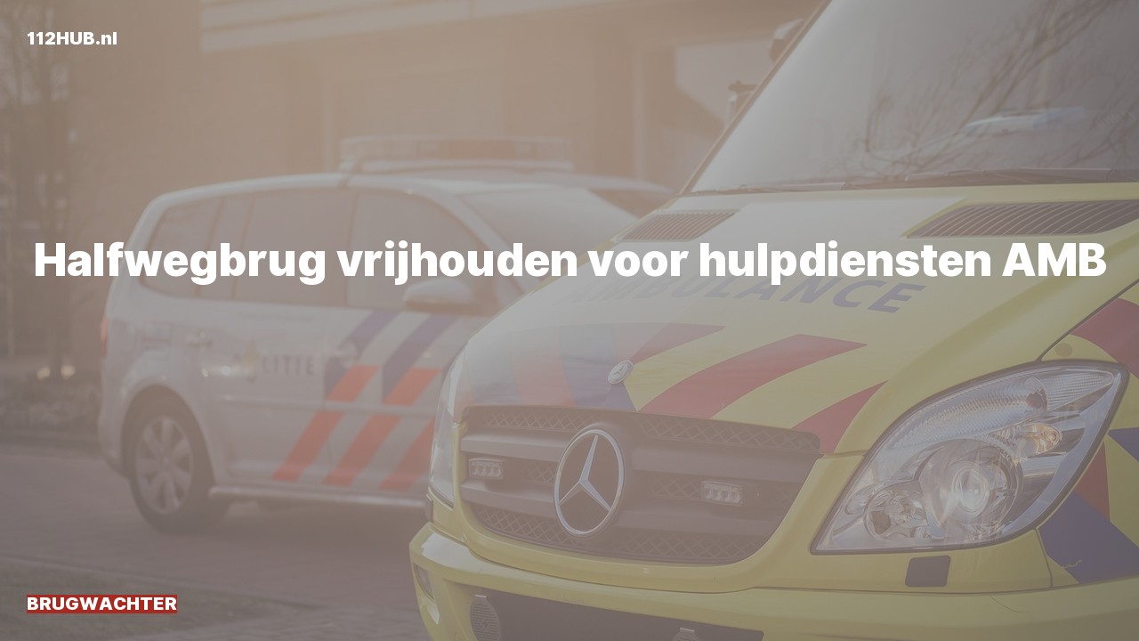 Deelafbeelding voor De brugwachter is uitgerukt