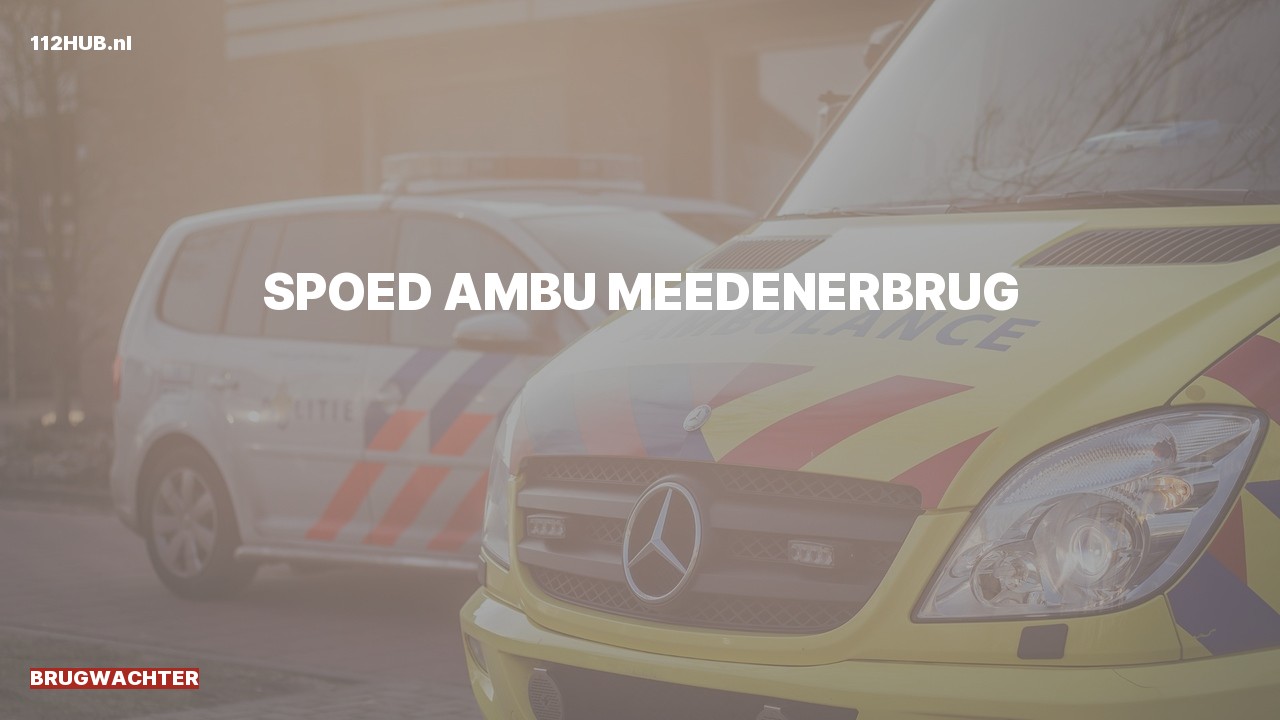 Deelafbeelding voor Brugwachter spoed ambulance.