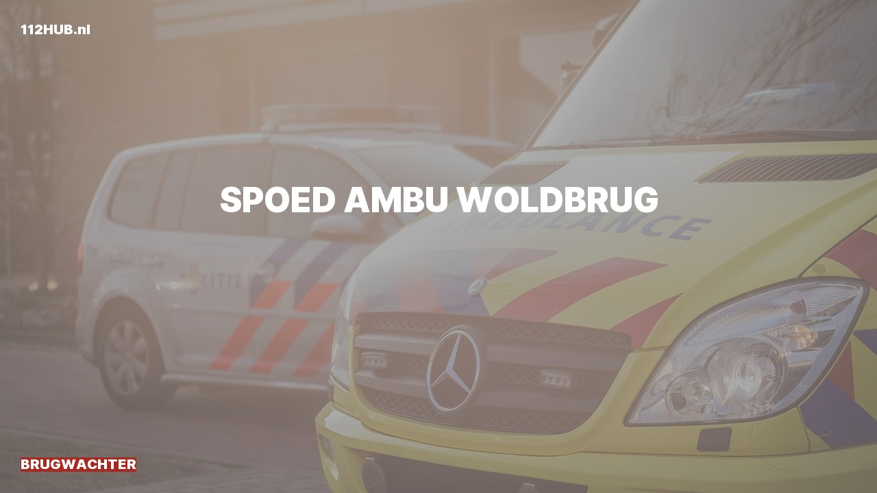 Deelafbeelding voor Brugwachter spoed ambulance.