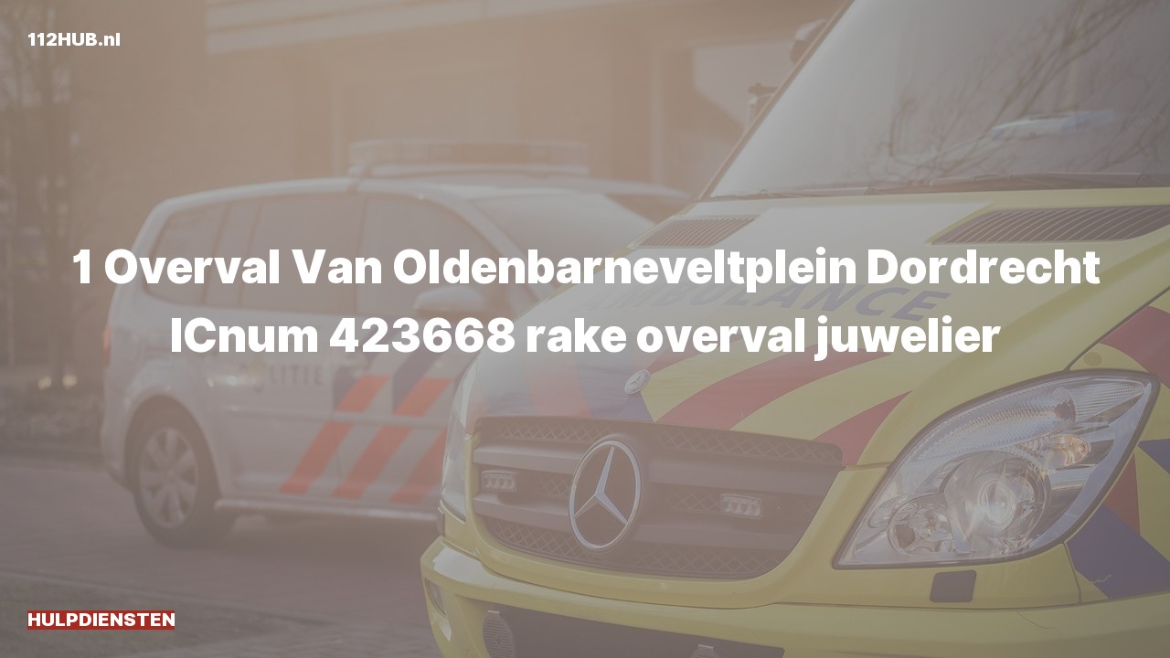 Deelafbeelding voor Hulpdiensten zijn uitgerukt