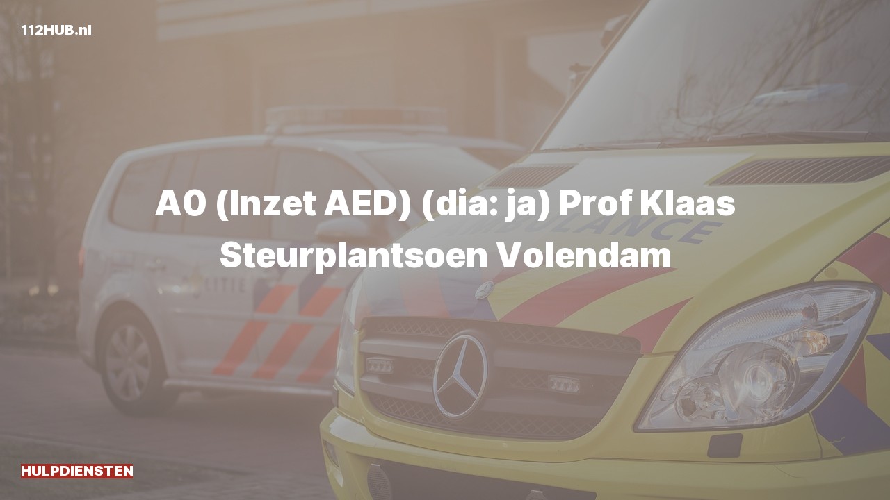 Deelafbeelding voor Hulpdiensten zijn uitgerukt