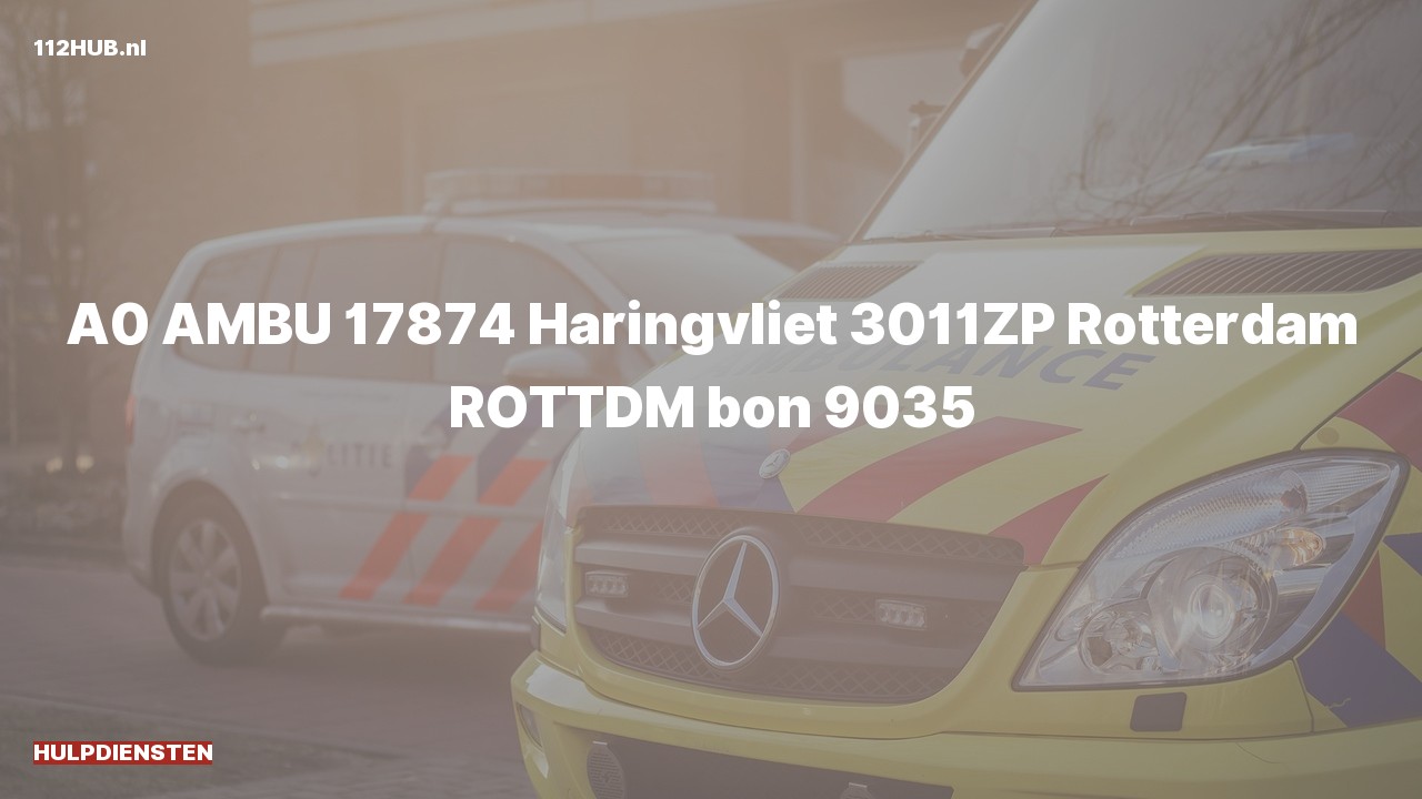 Deelafbeelding voor Hulpdiensten zijn uitgerukt