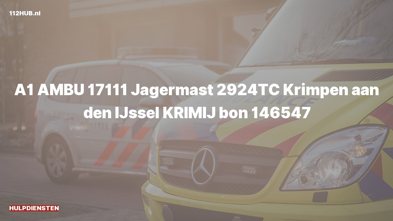 Deelafbeelding voor Hulpdiensten zijn uitgerukt