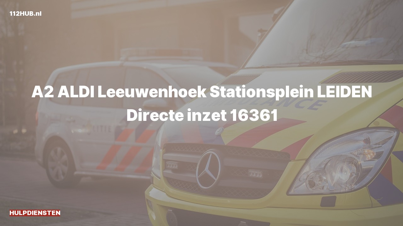 Deelafbeelding voor Hulpdiensten zijn uitgerukt