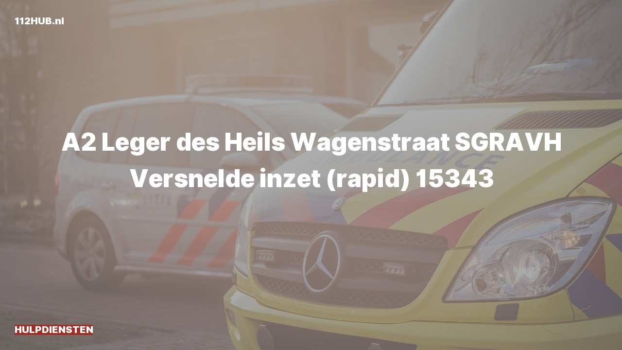 Deelafbeelding voor Hulpdiensten zijn uitgerukt