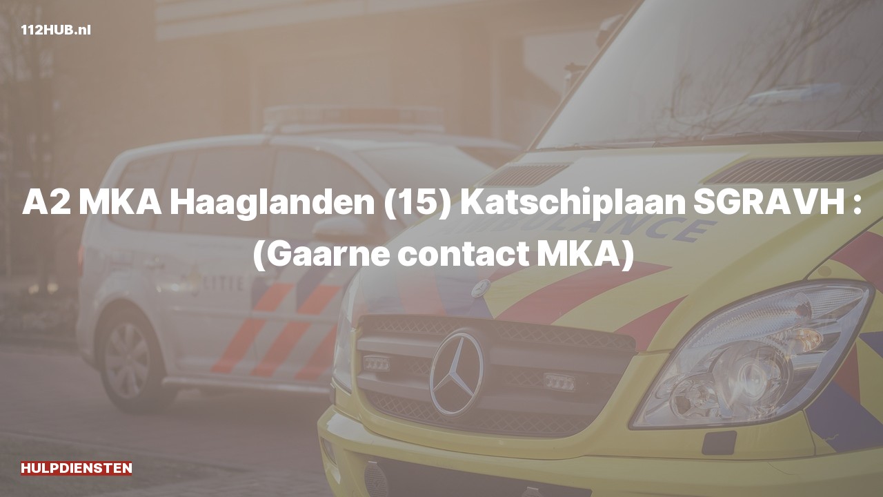 Deelafbeelding voor Hulpdiensten zijn uitgerukt voor contact met de meldkamer