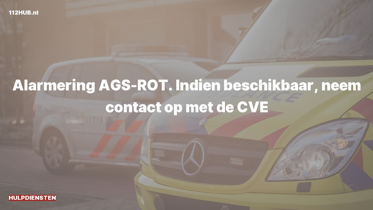 Deelafbeelding voor Hulpdiensten zijn uitgerukt