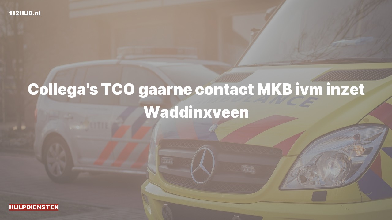Deelafbeelding voor Hulpdiensten zijn uitgerukt voor contact met de meldkamer