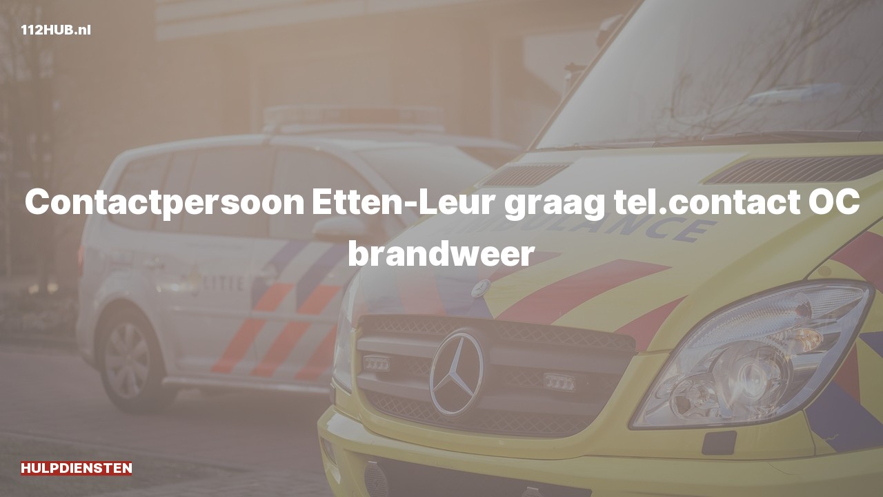 Deelafbeelding voor Hulpdiensten zijn uitgerukt