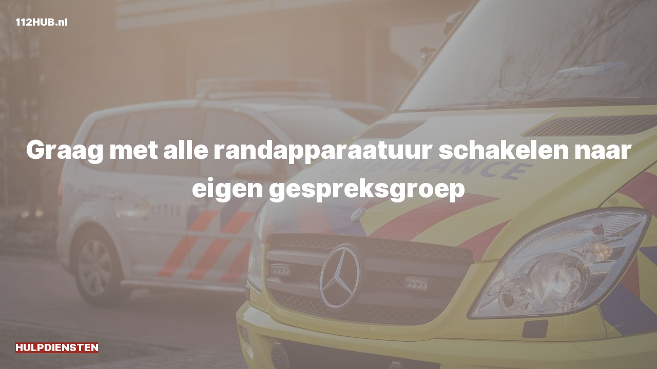 Deelafbeelding voor Hulpdiensten zijn uitgerukt