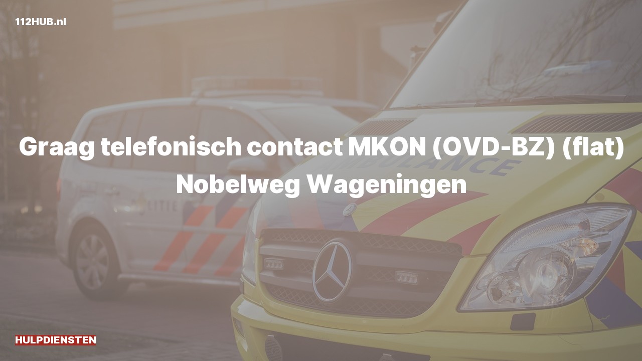 Deelafbeelding voor Hulpdiensten zijn uitgerukt