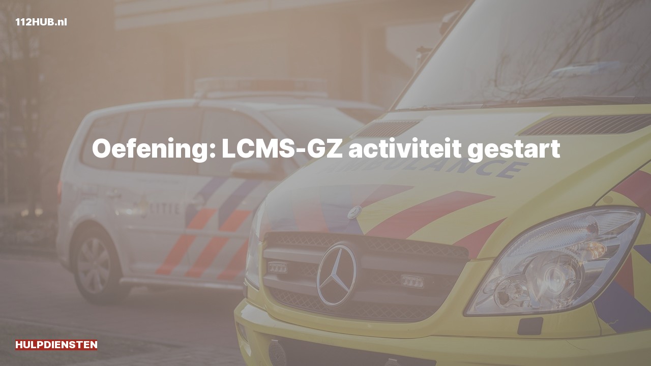 Deelafbeelding voor Hulpdiensten zijn uitgerukt voor een oefening