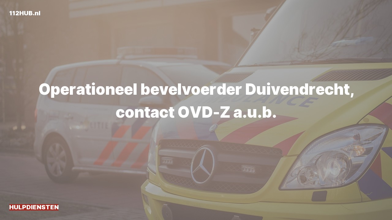 Deelafbeelding voor Hulpdiensten zijn uitgerukt