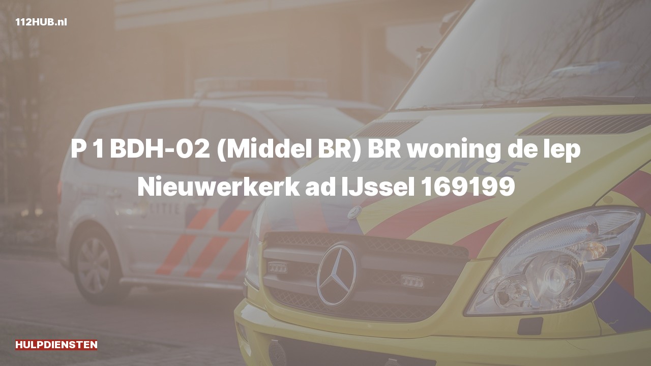 Deelafbeelding voor Hulpdiensten zijn uitgerukt voor een woningbrand