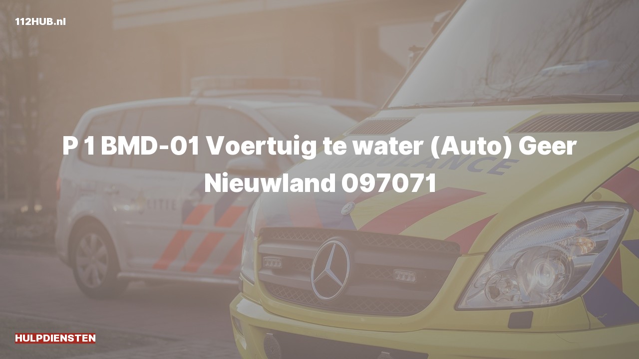 Deelafbeelding voor Hulpdiensten zijn uitgerukt voor een persoon te water