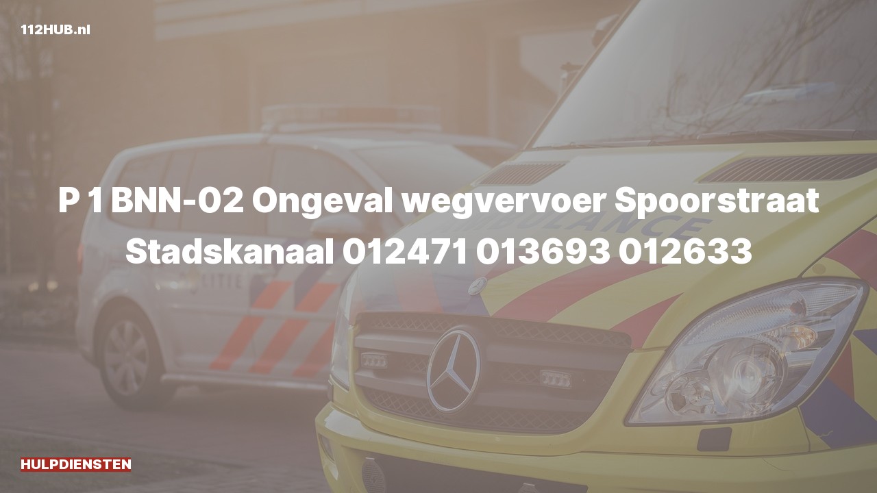 Deelafbeelding voor Hulpdiensten zijn uitgerukt voor een verkeersongeval