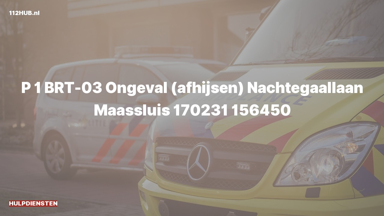 Deelafbeelding voor Hulpdiensten zijn uitgerukt voor afhijsen